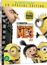 Despicable Me 3 - BLU-RAY 2D &amp; 3D Combo w/ Slipcover