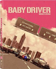 [USED] Baby Driver BLU-RAY Steelbook Limited Editon - Full Slip