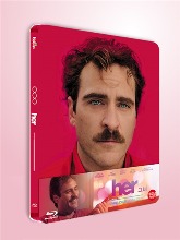 Her BLU-RAY Steelbook Limited Edition - 1/4 Quarter Slip / Spike Jonze, Joaquin Phoenix