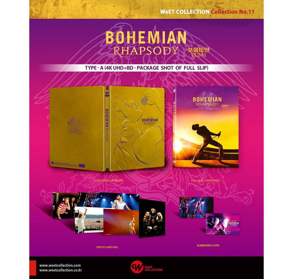 Bohemian Rhapsody - 4K UHD + Blu-ray Steelbook Limited Edition - Full Slip  - YUKIPALO