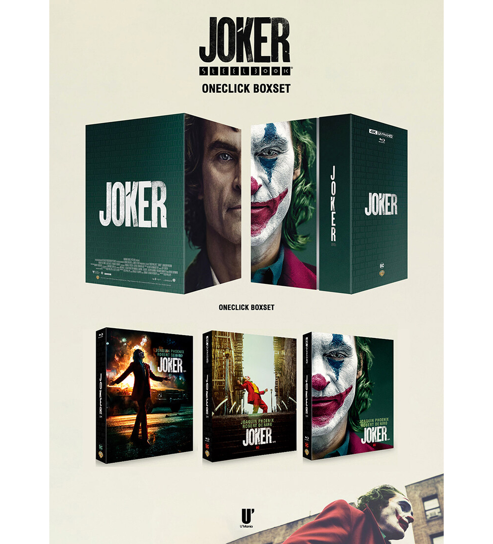 DAMAGED] Joker - 4K UHD + BLU-RAY Steelbook One-Click Box Set - YUKIPALO