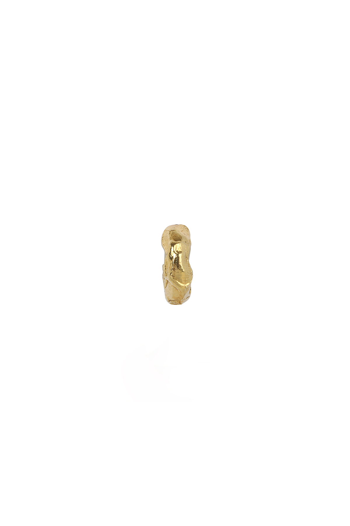 TEXTURE BOLD EARRING GOLD