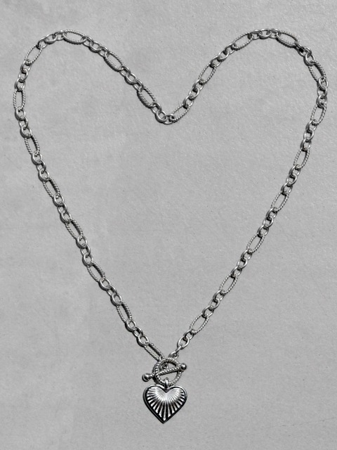 SOMI heart silver necklace