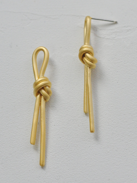 knots gold earring