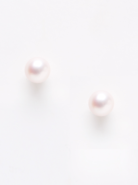 E0080-10mm circle pearl earring (EDI )