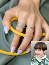 Chain simple ring (NCT 정우 착용 제품)