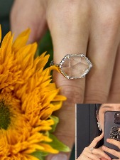 SEI silver ring (가수 린 착용 제품)