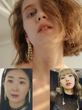 ailn earring (배우 최지우, 블랙핑크 리사 착용 제품)