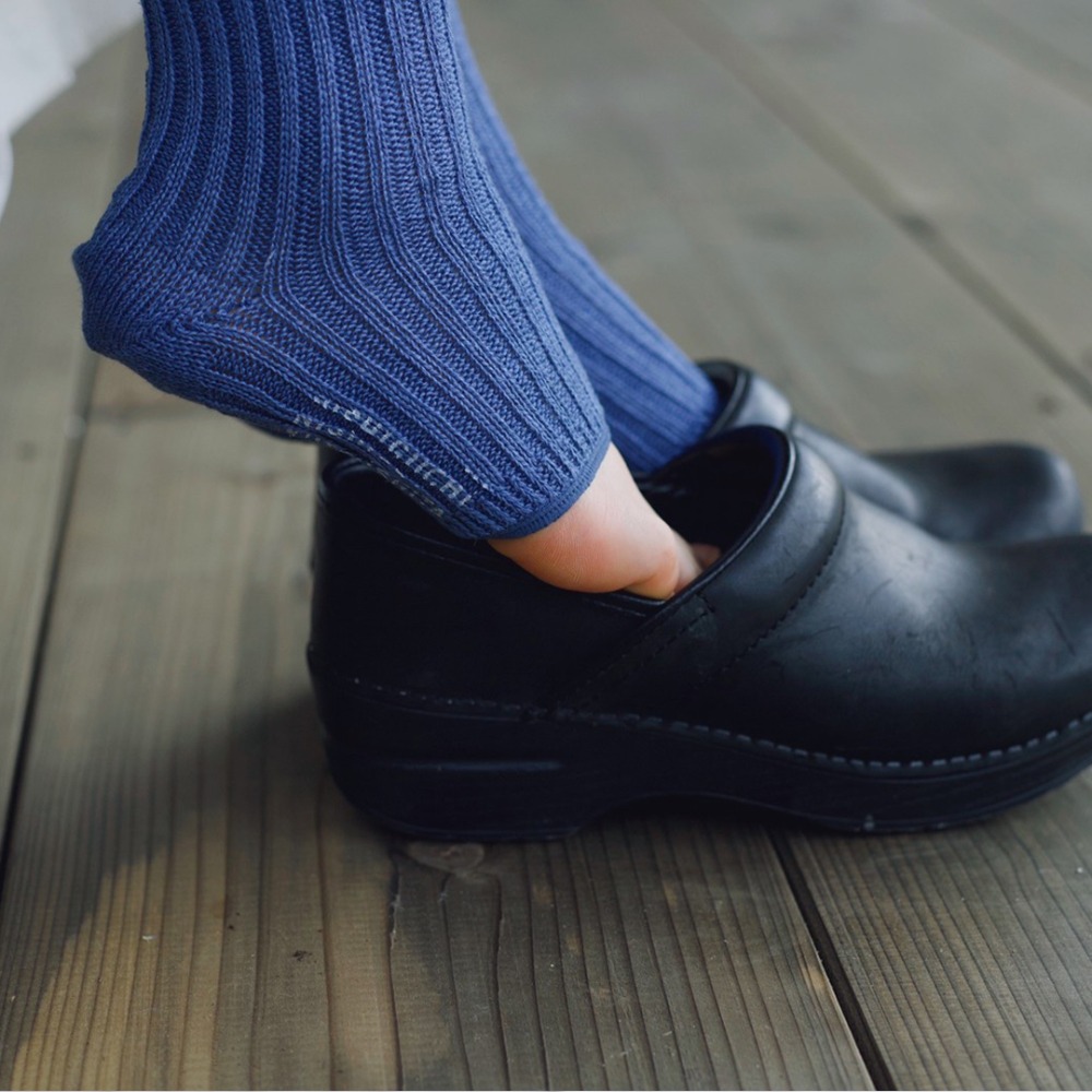 NK305 Linen Ribbed Sandal Socks