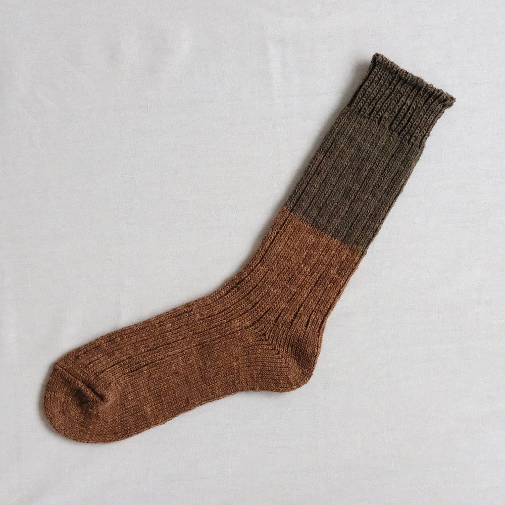 NK105 Wool Cotton Slab Socks