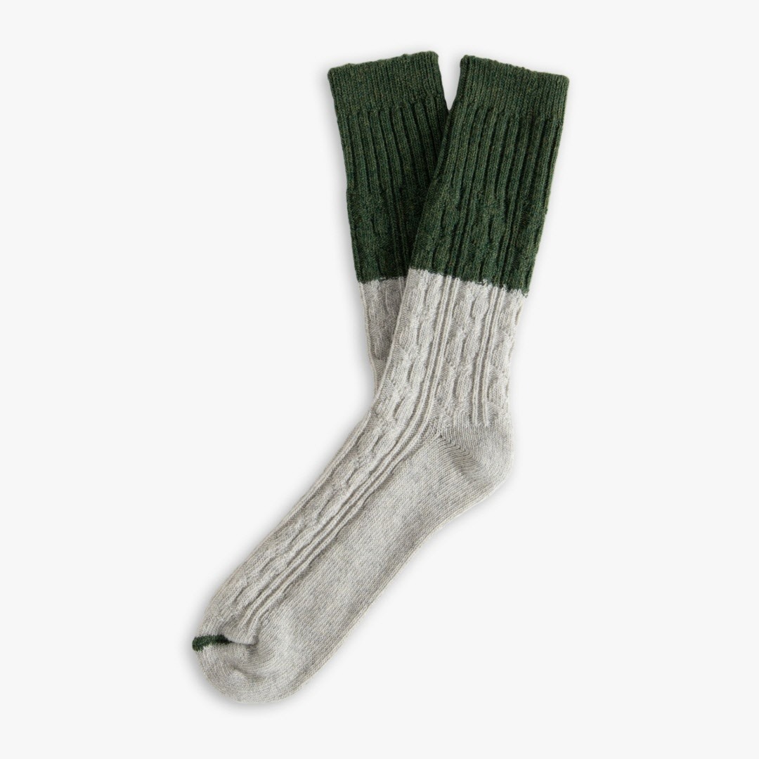 THL002 Wool Cable Knit : Green