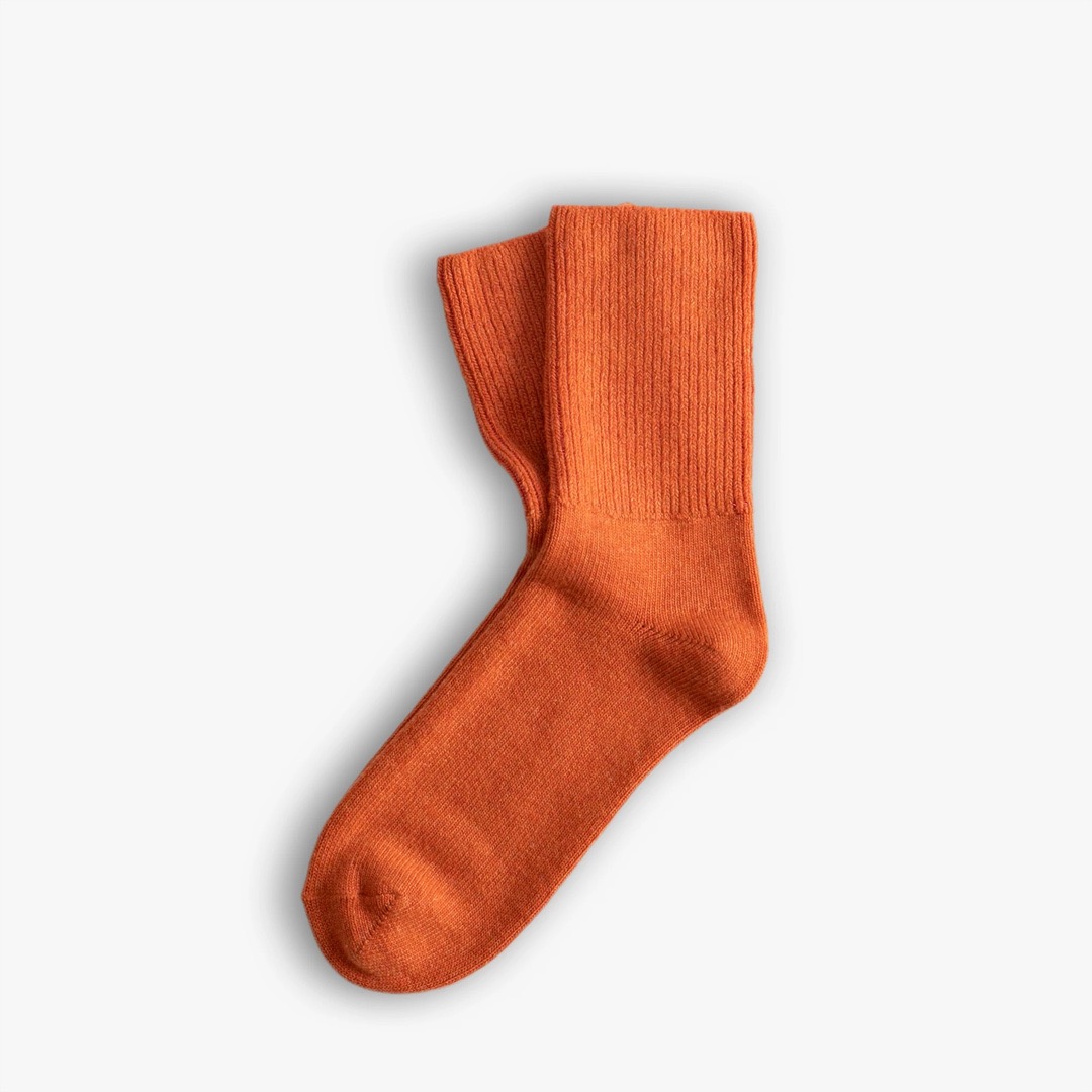 THL091 Wool/Cashmere Smooth Knit : Orange