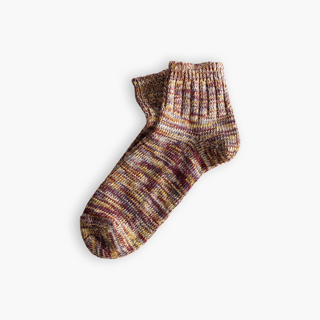 THL110 Recycle Cotton Blend Socks : BrownTHUNDERS LOVE