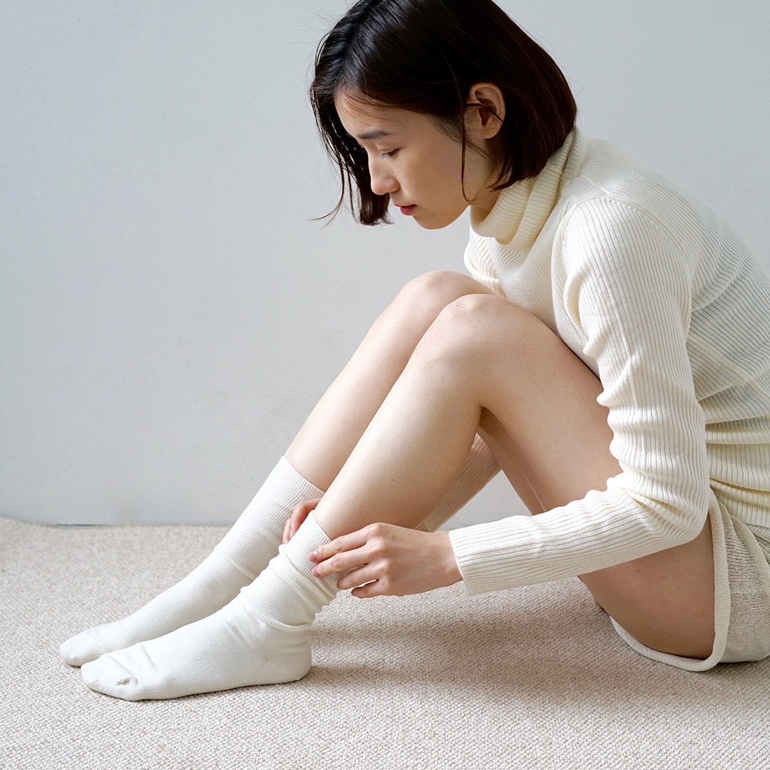 HK0104 Merino Wool Ribbed Socks