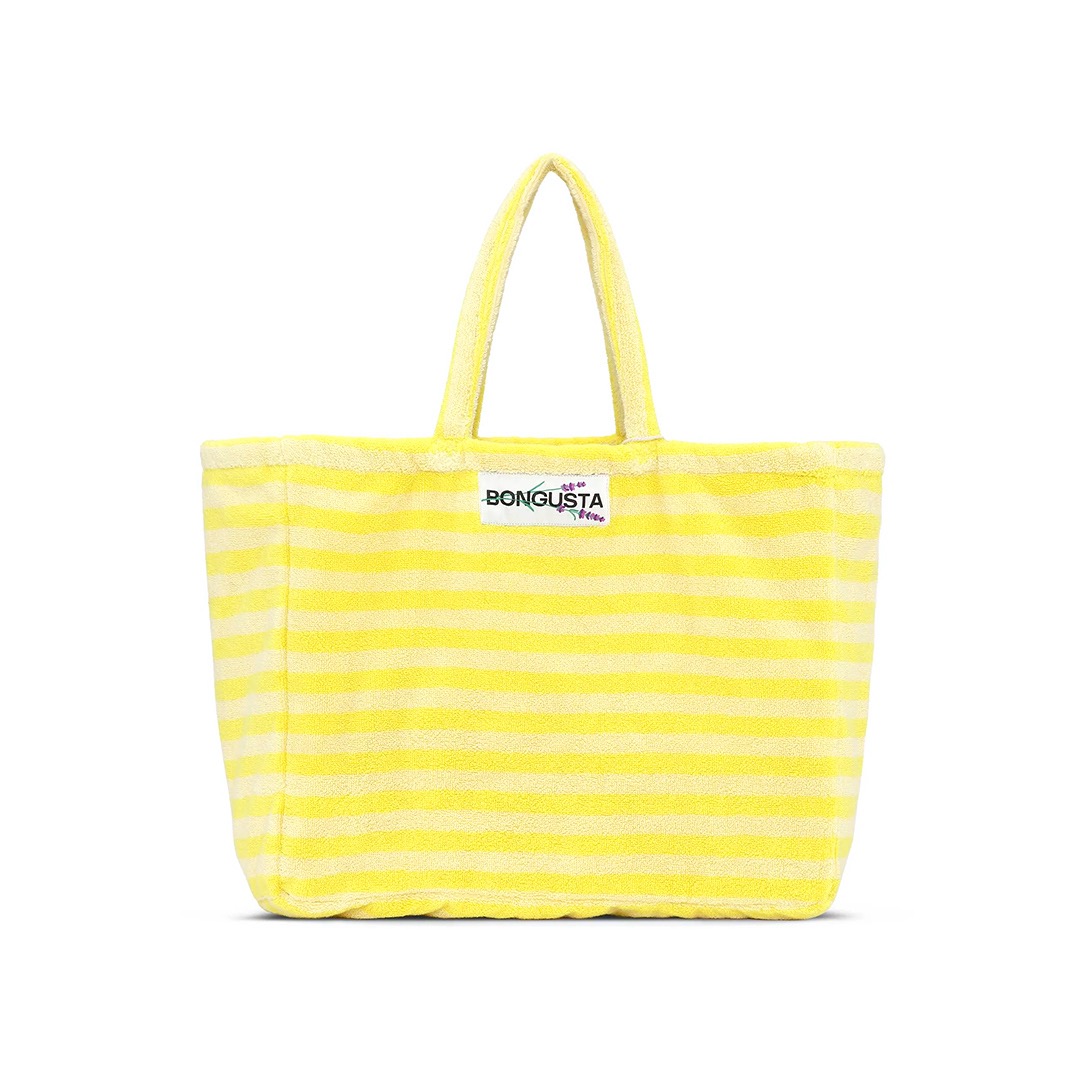 BGS005 Weekend Bag: Pristine &amp; Neon YellowBONGUSTA