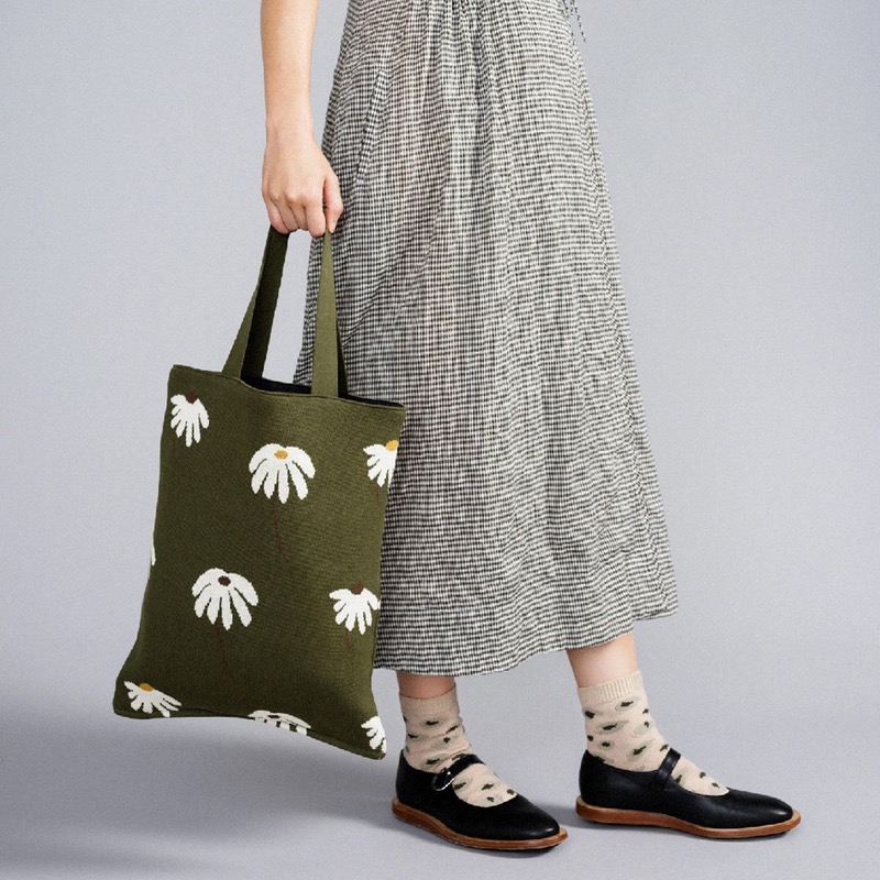 HFB732 Droopy Daisy Tote BagHANSEL FROM BASEL