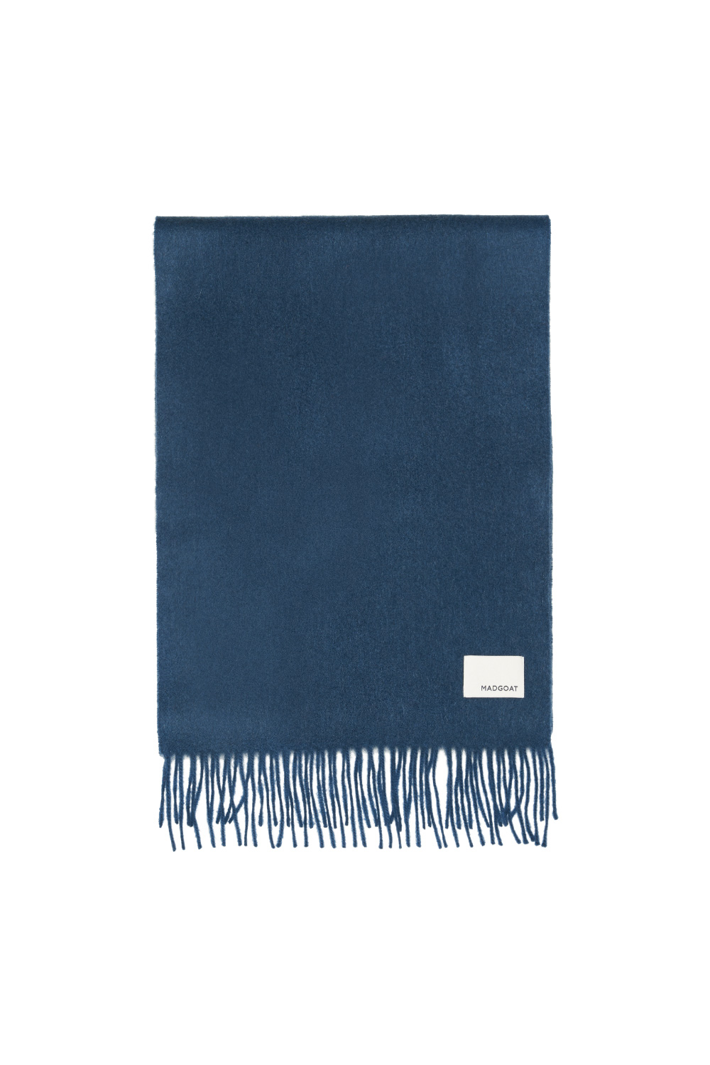 (12/7 예약배송) Wool Woven Scarf Solid_Indigo Blue